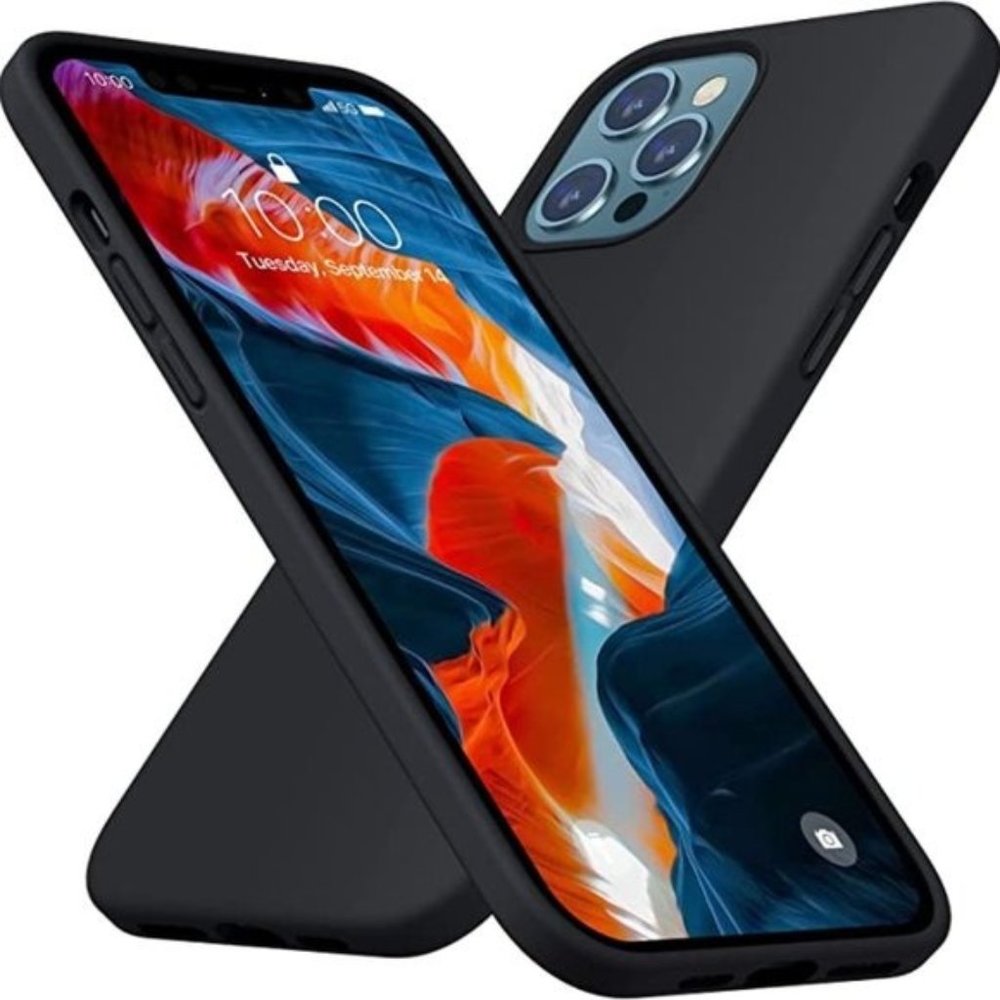 Silicone Shockproof Case Compatible with iPhone 12 Pro Max, Diaclara Liquid Sili